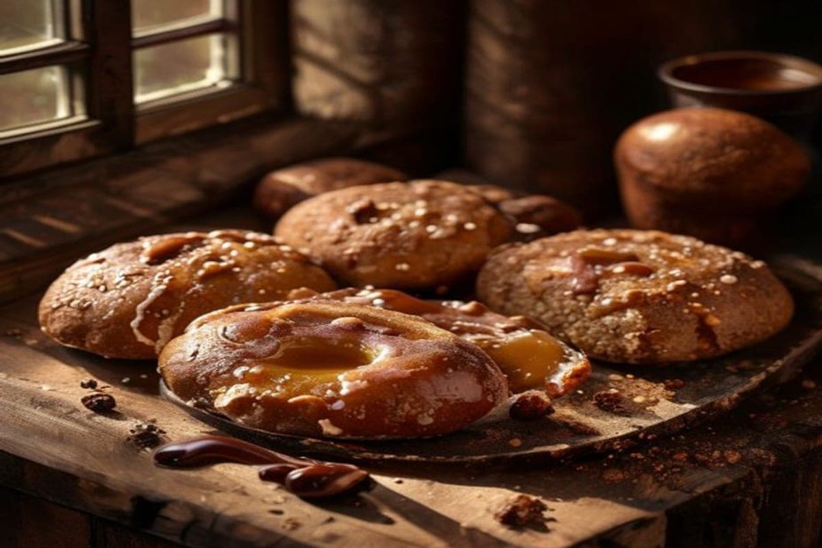 molasses ginger and cloves beside dark spiced dough (AI-generated editorial image)