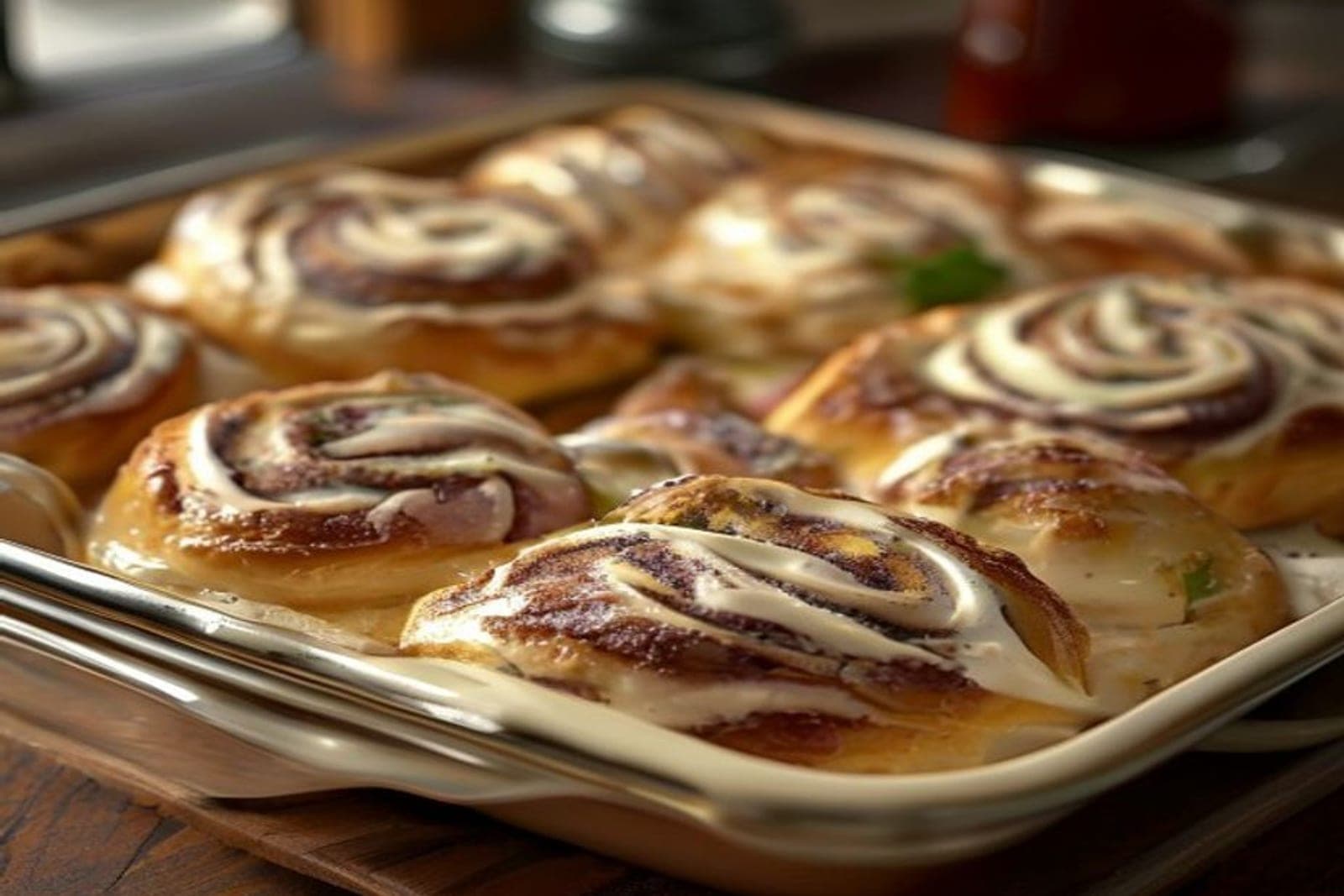 upgraded cinnamon rolls from a can (AI-generated editorial image)